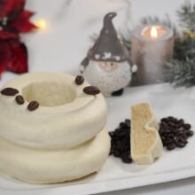 Baumkuchen mit weißer Schokolade Kaffeegeschmack - 2 Ringe